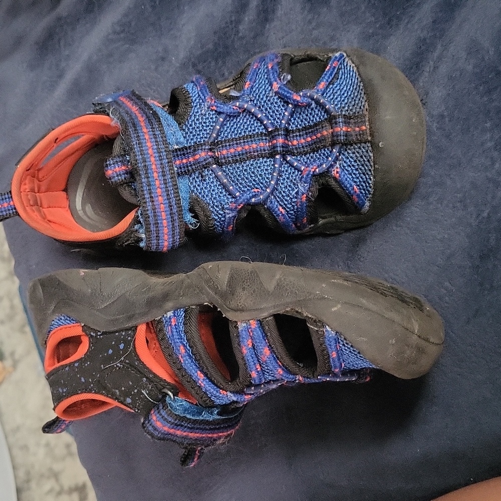 13 blue sandals